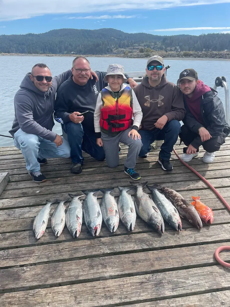 Guests on a recent charter